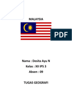 Tugas Geografis Malaysia