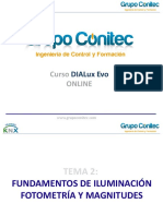 TEMA 2. Fundamentos de Iluminación J Fotometría y Magnitudes (Curso DIALUX Evo)