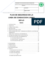 PLAN DE SEGURIDAD EN LA LINEA DE CONDUCCION LOMAS DE IL1 CORREGIDO