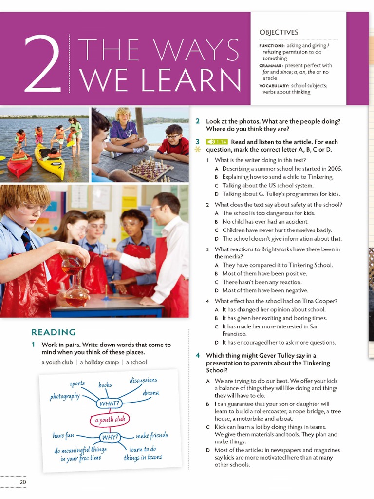 Think Level 2 Students Book-Unit 2 | PDF