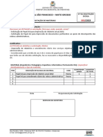 Solicitação de papel A4 para relatório e rotinas administrativas da Escola São Francisco em Parintins