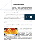 Modificarile Climatice Globale