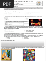 Avaliação em Arte 5º Ano 1º Bimestre 2024 | PDF | Pichação | Arte de rua