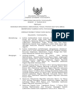 Perwal No 2 Tahun 2019 TTG Susunan Organisasi, Kedudukan, Tugas, Fungsi Dan Tata Kerja Sekretariat Daerah Kota Yogyakarta