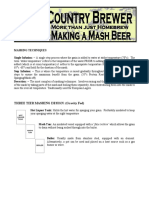 Making A Mash Beer