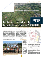 Le Terme Centrali Di Aquinum - Le Campagne Di Scavo 2009-2013