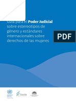 Uruguay (2020) - Guía para El Poder Judicial Sobre Estereotipos de Género y Estándares Internacionales Sobre Derechos de
