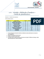 TP6 - Module Méthodes D'analyse - Outils de Planification