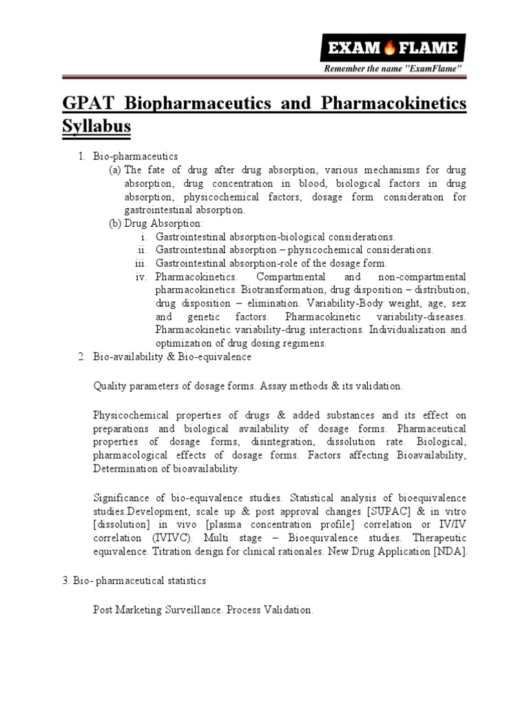 gpat-biopharmaceutics-and-pharmacokinetics-syllabus-pdf