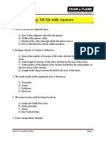 Geomorphology MCQs With Answers