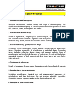 GPAT Pharmacognosy Syllabus