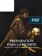 Preparación para una Buena Muerte. Extractado del original de san Alfonso María de Ligorio