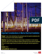 15 - Important Considerations in Marine Electrical Installations