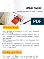 Diary Entry