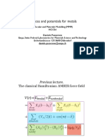 Surfaces and Potentials for Metals Modelling
