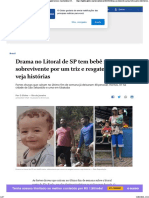 Drama no Litoral de SP tem bebê morto, sobrevivente por um triz e resgate heroico; veja histórias Brasil O Globo