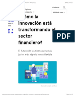 ¿Cómo La Innovación Está Transformando El Sector Financiero? - Ideas (es-LA)