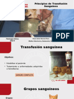 Principios de La Transfusión