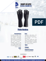 Ficha Tecnica Guantes de Caucho Latex Calibre 35 Dotaciones Rac