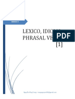 CHAPTER 1 - Lexico Idioms Phrasal Verbs