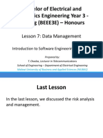 Data Management Lesson