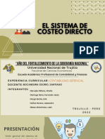 Contabilidad Gerencial: Costeo Directo vs Costeo Absorbente