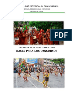 Bases Carnaval Selva Central 2020