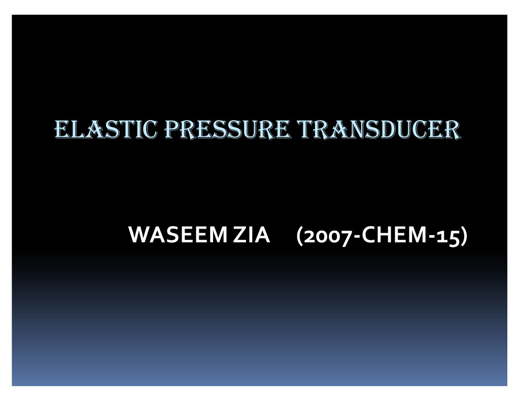 Understanding Pressure Transducers | PDF | Pressure Measurement | Gases