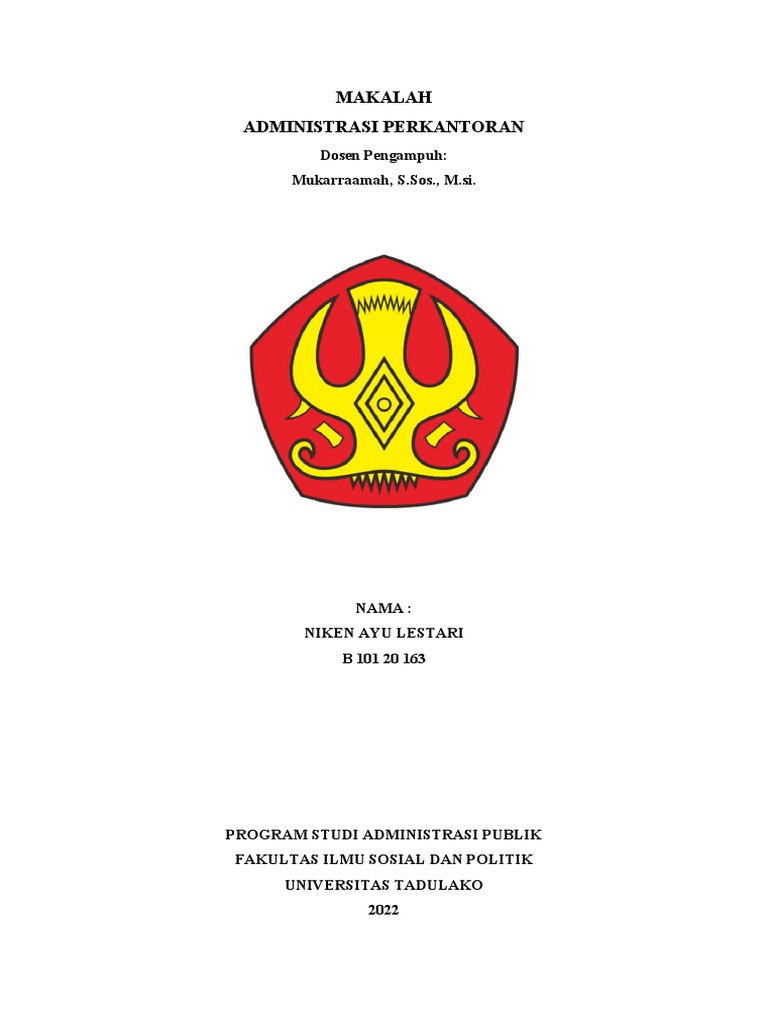 Administrasi Perkantoran Pdf