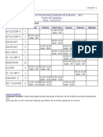 Horario de Clase Enero-Mayo 2023