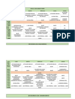 Horarios Grados Escuela