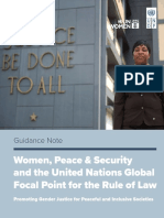 Women Peace and Security and The UN Global Focal Point For The Rule of Law en 0