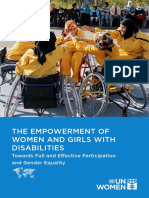 Empowerment of Women and Girls With Disabilities en