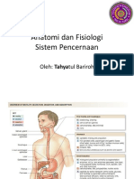 Anatomi dan Fisiologi Sistem Pencernaan
