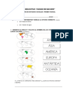 EVALUACIÒN DE E.SOCIALES PRIMER PARCIAL