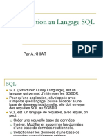 Intro Langage SQL