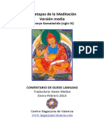 Las Etapas de La Meditación Versión Media Acharya Kamalashila (Siglo IX) - PDF Descargar Libre