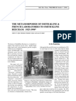 The Metamorpohsis of Smith-Kline & French Laboratories To Smith Kline BEECHAM: 1925-1998