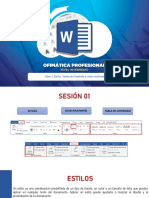 Clase 01 - Ofimatica Intermedio