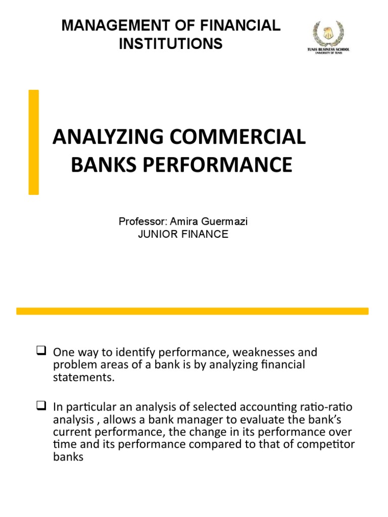 Analyzing Bank Performance Metrics | PDF | Return On Equity | Equity ...