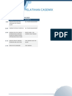 Rundown Pelatihan Casemix