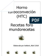 Horno Turbo Conveccion-Recetario Behbeh