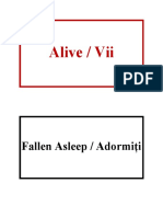 Living and Fallen Asleep