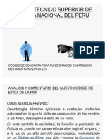 Diapositivas de Codigo de Conducta Pnp