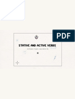 Stative and Active Verbs