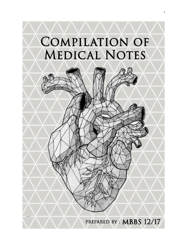 Compilation of Medical Notes | PDF | Congenital Heart Defect | Hypertension