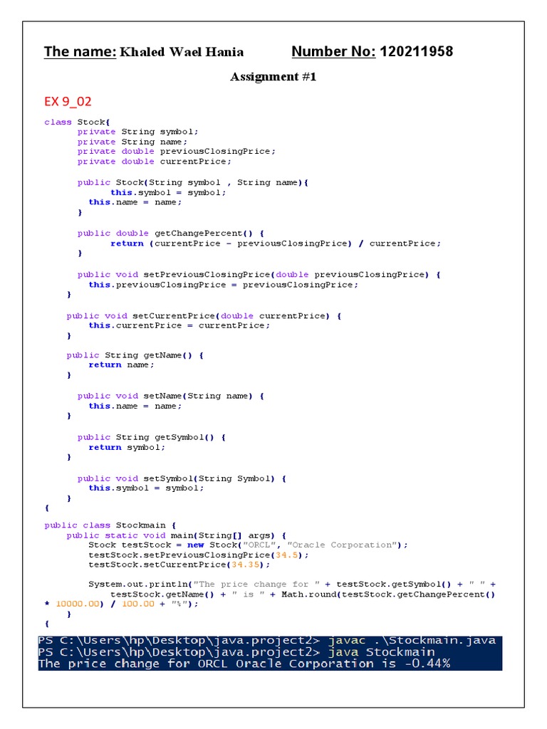 Exploring Object-Oriented Programming Concepts Through Java Examples ...