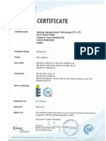 Germany certification for Solar Collector Solar keymark Germany