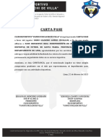 Carta Pase - Unicachi