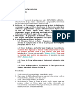 Estudos Bíblicos para Terças